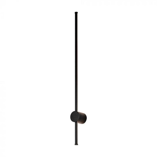 LED WALL LIGHT 12W WW 1400lm 120° 16X72X650  BLACK IP65