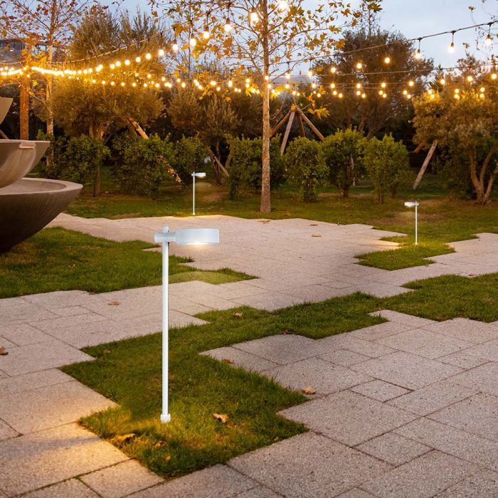 LED BOLLARD LAMP STAINLESS STEEL 6W DL 620lm120x180x1025mm IP65 WHITE