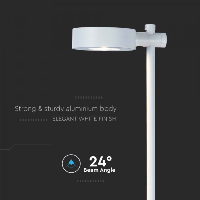 LED BOLLARD LAMP STAINLESS STEEL 6W DL 620lm120x180x1025mm IP65 WHITE