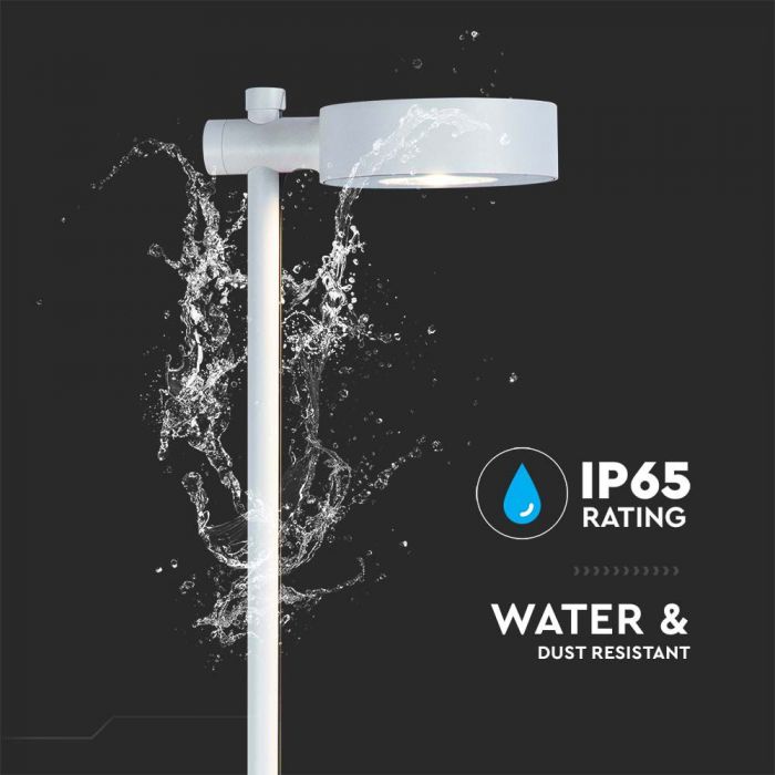 LED BOLLARD LAMP STAINLESS STEEL 6W DL 620lm120x180x1025mm IP65 WHITE