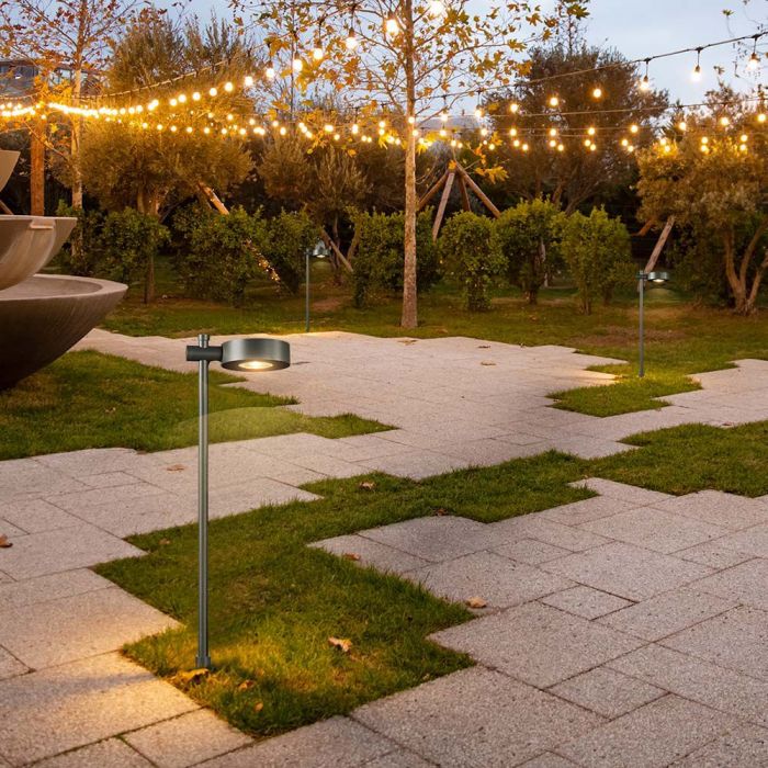 LED BOLLARD LIGHT 6W WW 520lm 24° 120X180X1025 CORTEN IP65
