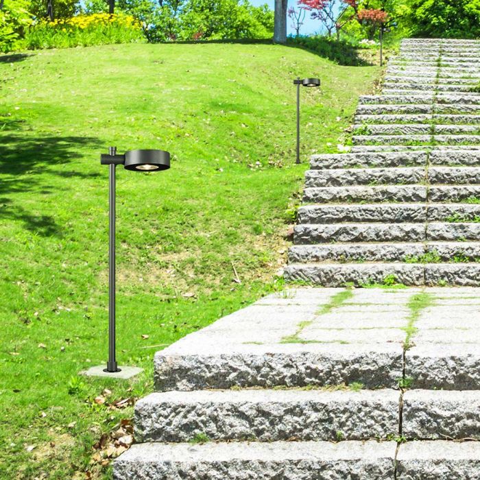 LED BOLLARD LIGHT 6W WW 520lm 24° 120X180X1025 CORTEN IP65