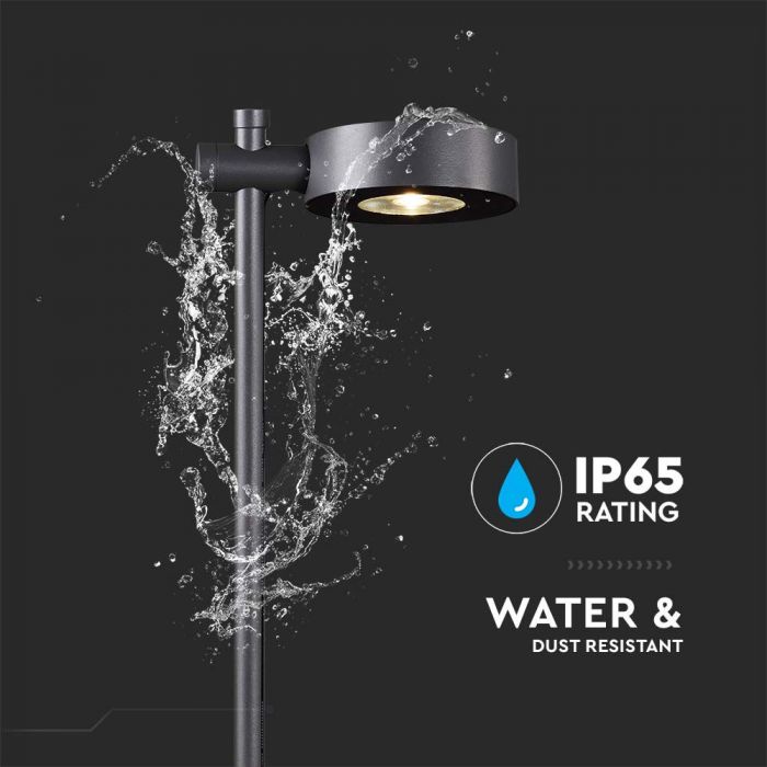 LED BOLLARD LIGHT 6W WW 520lm 24° 120X180X1025 CORTEN IP65