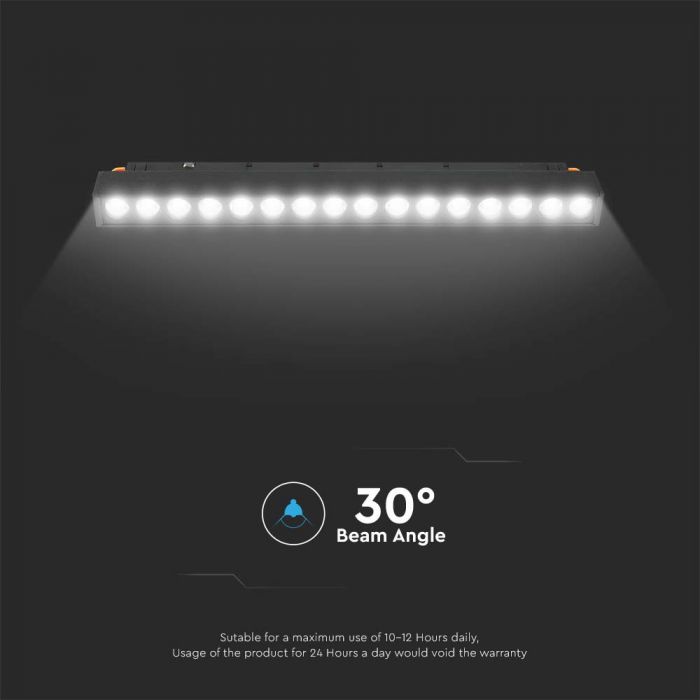 LED MAGNETIC SMART TRACKLIGHT 14W 3IN1 BLACK