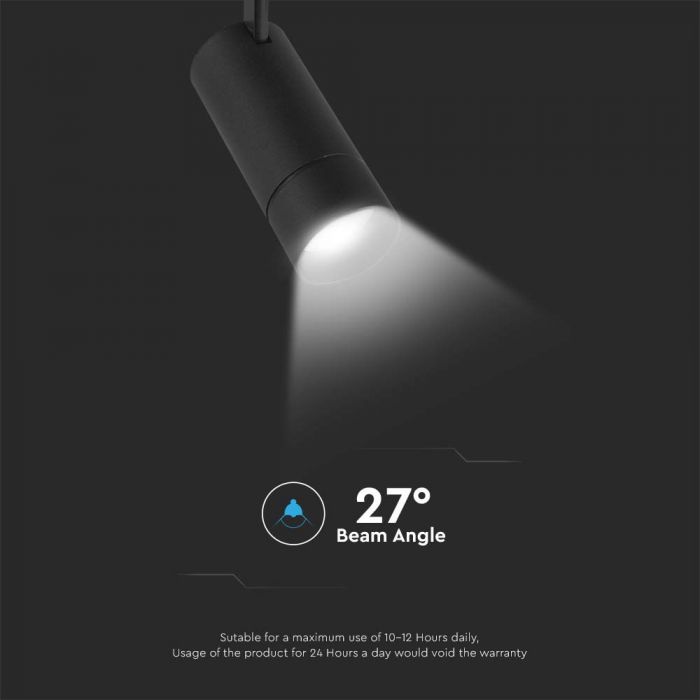 LED MAGNETIC SMART TRACKLIGHT 8W 3IN1 BLACK