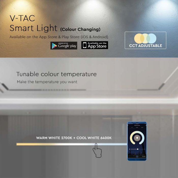 LED MAGNETIC SMART TRACKLIGHT 8W 3IN1 BLACK