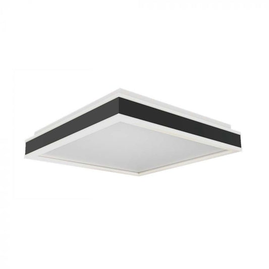 LED DESIGNER CEILING LIGHT 38W DL 4000lm TRIAC DIMMABLE BLACK SQ 400x400x62mm