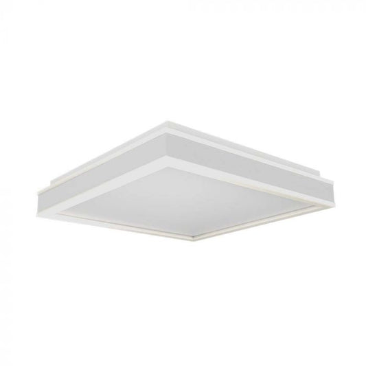 LED DESIGNER CEILING LIGHT 38W DL 4000lm TRIAC DIMMABLE WHITE SQ 400x400x62mm
