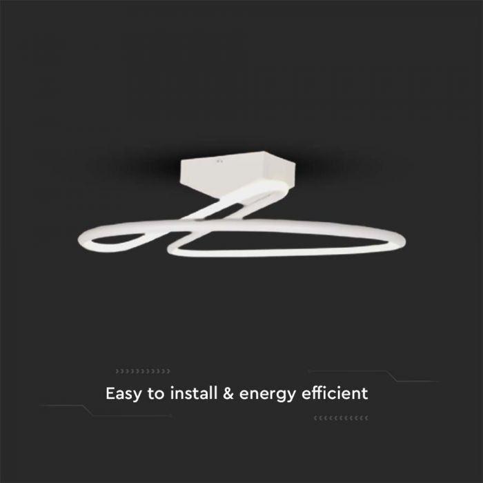 LED DESIGNER  LIGHT 43W 3IN1  WHITE