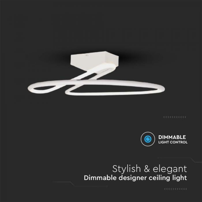 LED DESIGNER  LIGHT 43W 3IN1  WHITE