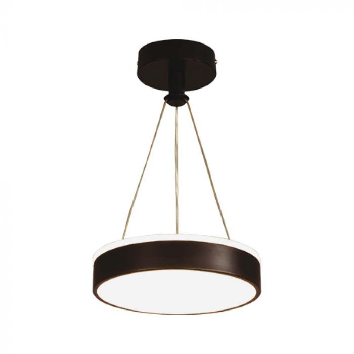 LED DESIGNER HANGING LIGHT 12W DL 1280lm 240x50mm BLACK