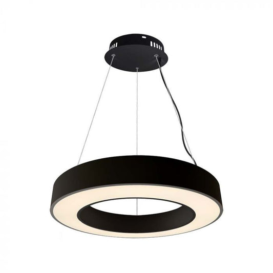 LED DESIGNER HANGING PENDANT LIGHT 50W DL 6100lm 360° 600x1000mm BLACK TRIAC DIMMABLE
