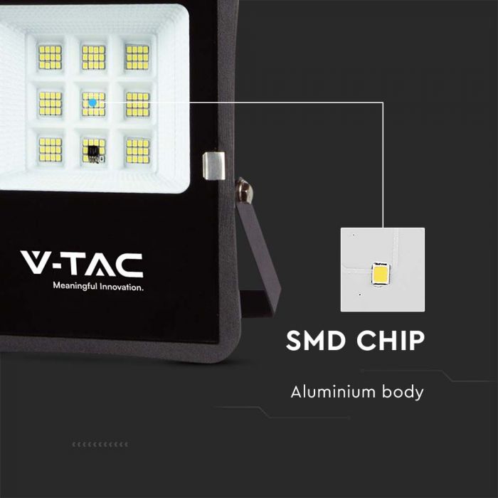 LED SOLAR FLOOD LIGHT 6W CW 400lm 100° 175x210x50 (172x260 PANEL) IP65 BLACK