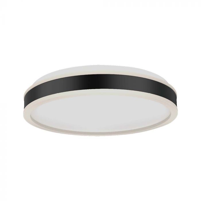 LED DESIGNER CEILING LIGHT 18W DL 1280lm  BLACK RD 350x62mm