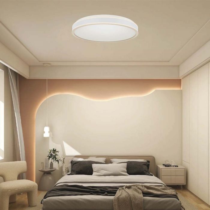LED DESIGNER CEILING LIGHT 18W DL 1280lm  WHITE RD 350x62mm