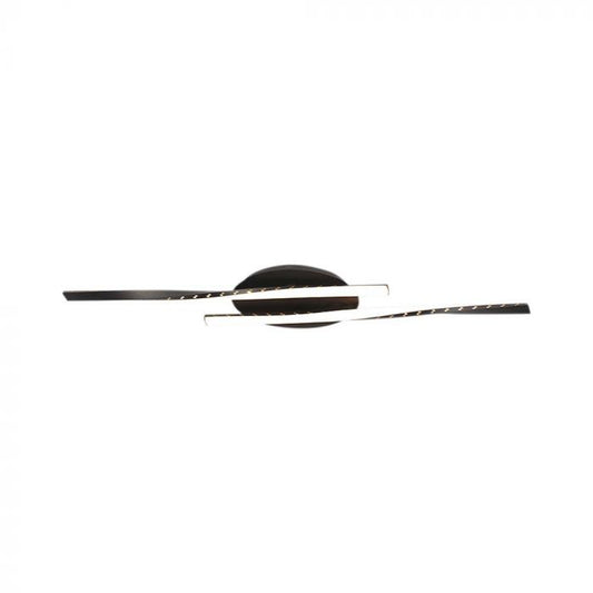 LED DESIGNER LIGHT TWO LINES 12W WW 1280lm 945x60mm BLACK
