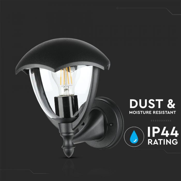 LED GARDEN WALL LIGHT E27 IP44 238X200 FACING UP