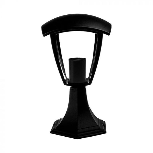 LED GARDEN E27 LAMP MAT BLACK CLEAR COVER 120° 17X17X29 IP44