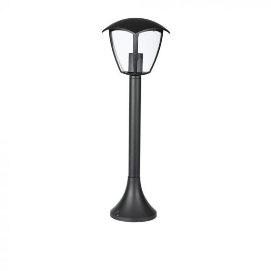 LED GARDEN E27 LAMP MAT BLACK CLEAR COVER 120° 17X17X60 IP44