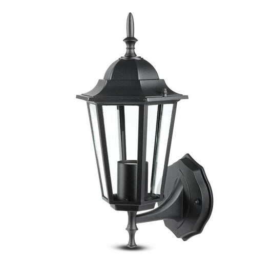 LED GARDEN WALL LIGHT E27 IP44 360X208 FACING UP