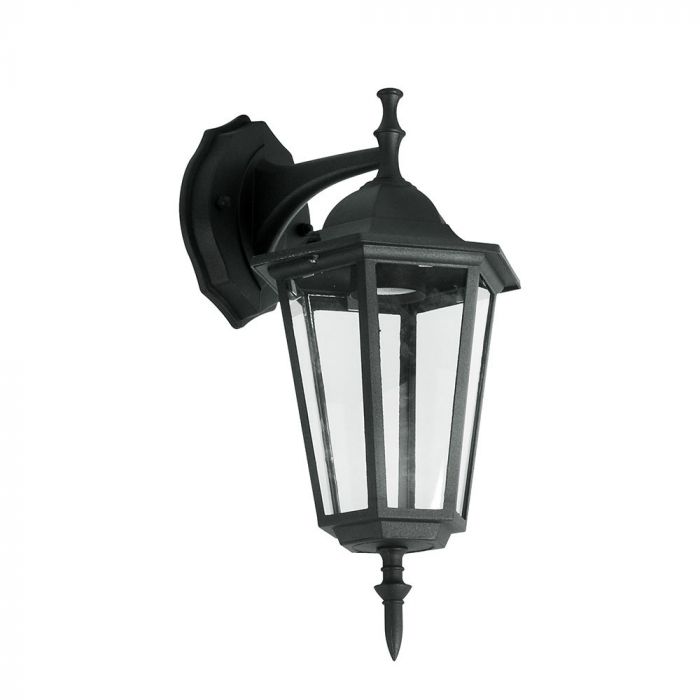 LED GARDEN WALL LIGHT E27 IP44 360X208 FACING DOWN