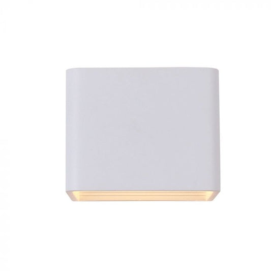 LED WALL LIGHT ALUMINIUM 5W WW 560lm 120° 100X100X80 WHITE