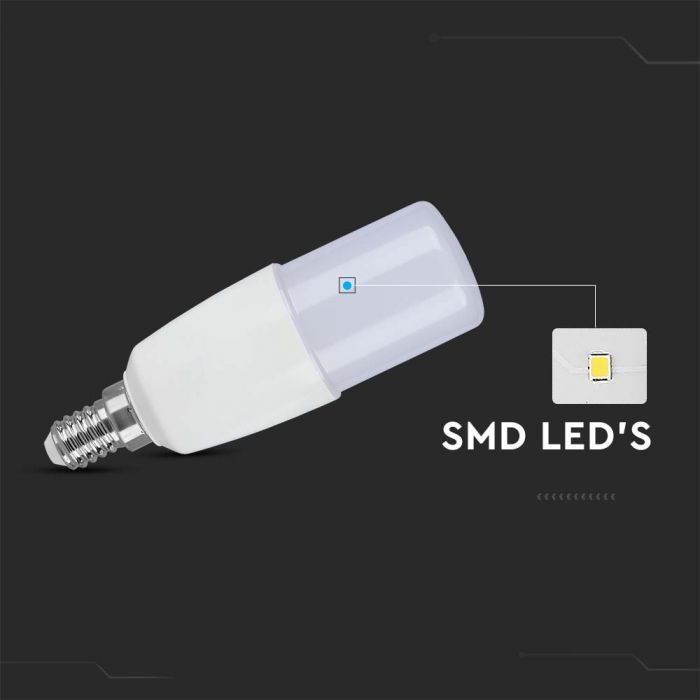 LED E14 LAMP T37 9W WW 750lm 300° 37X115
