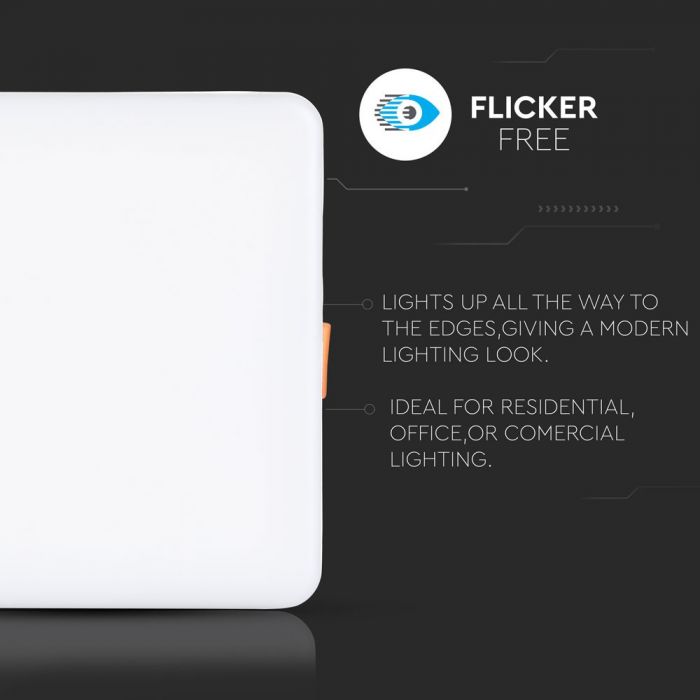 LED DOWNLIGHT SQUARE 24W 1800lm CW 120° 223X32 (75-200) ADJUSTABLE SAMSUNG