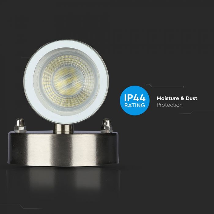 LED WALL FITTING STAINLESS STEEL GU10 2WAY 93X85X163 IP44