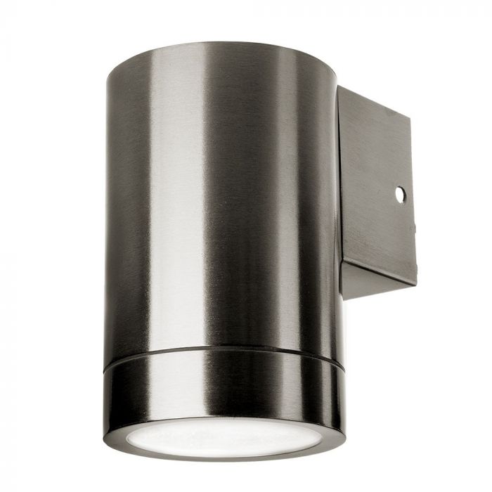 LED WALL SLEEK FITTING STAINLESS STEEL GU10 1WAY 105X76X118 IP44