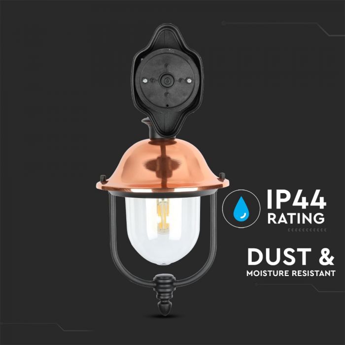 LED GARDEN WALL LIGHT E27 IP44 29X25X52 FACING DOWN