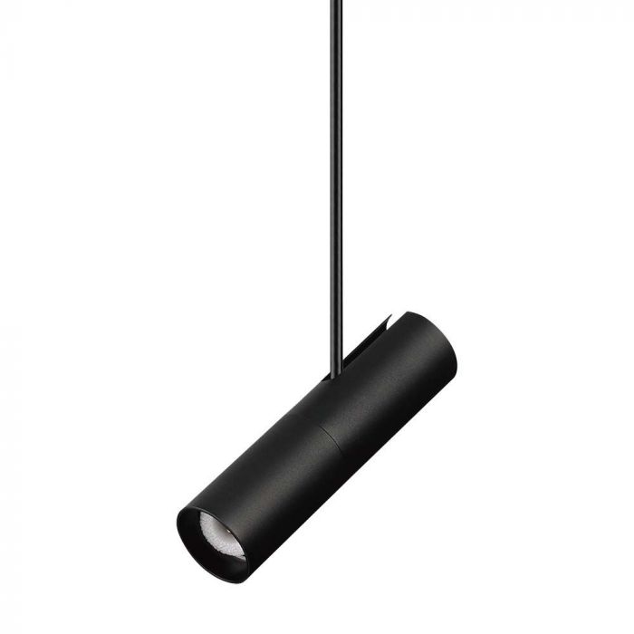 LED PENDANT LIGHT GU10  BLACK ALUMINIUM  60x220mm Height 830x1170mm
