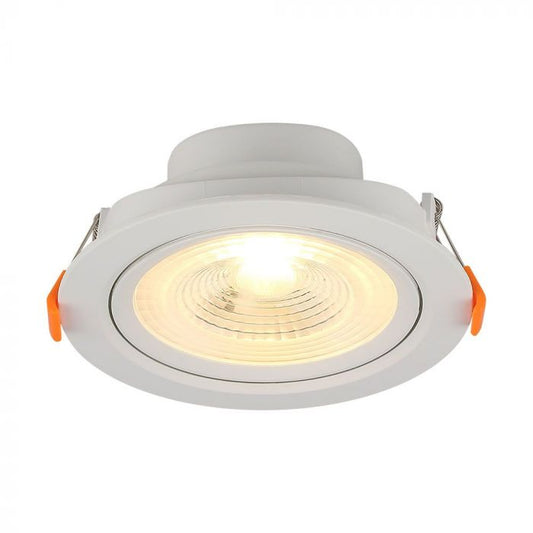 LED REFLECTOR DOWNLIGHT ROUND 7W WW 560lm 50° 91X45.7 (75) MOVABLE
