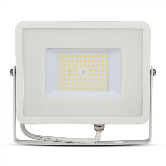LED FLOOD SLIM 50W DL 100° 6000lm (120lm/W) IP65 WHITE SAMSUNG CHIP A++