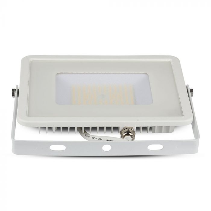 50W LED Floodlight SMD SAMSUNG Chip Slim White Body 6400K 120 lm/Watt