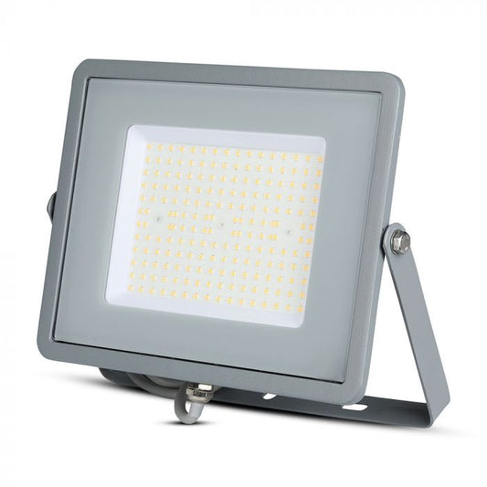 100W LED Floodlight SMD SAMSUNG Chip Slim Grey Body 6400K 120 lm/Watt