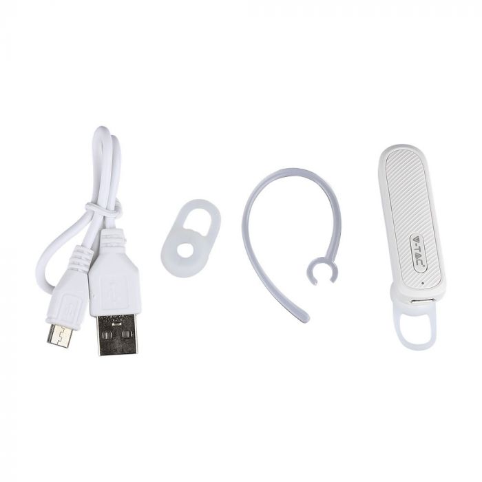 HEADSET BLUETOOTH 70mah BATTERY WHITE