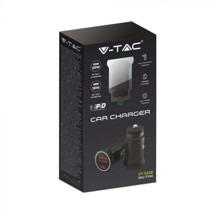 CAR CHARGER QC+PD
