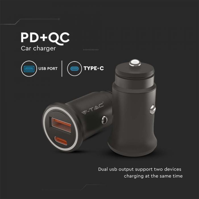 CAR CHARGER QC+PD