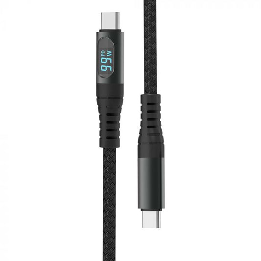 1M TYPE C USB CABLE BLACK