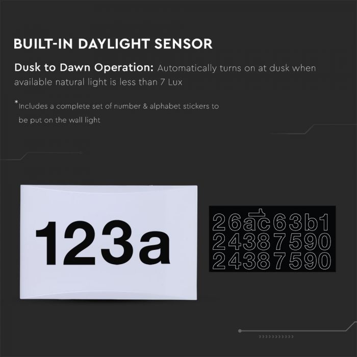 LED WALL LIGHT 10W DL 800lm 110° 300X55X194 SAMSUNG CHIP IP54