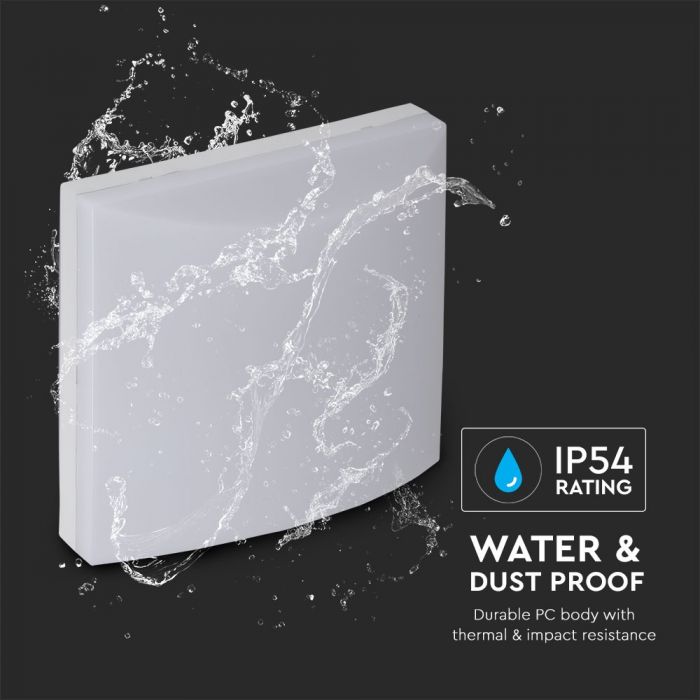 LED WALL LIGHT 10W DL 800lm 110° 300X55X194 SAMSUNG CHIP IP54