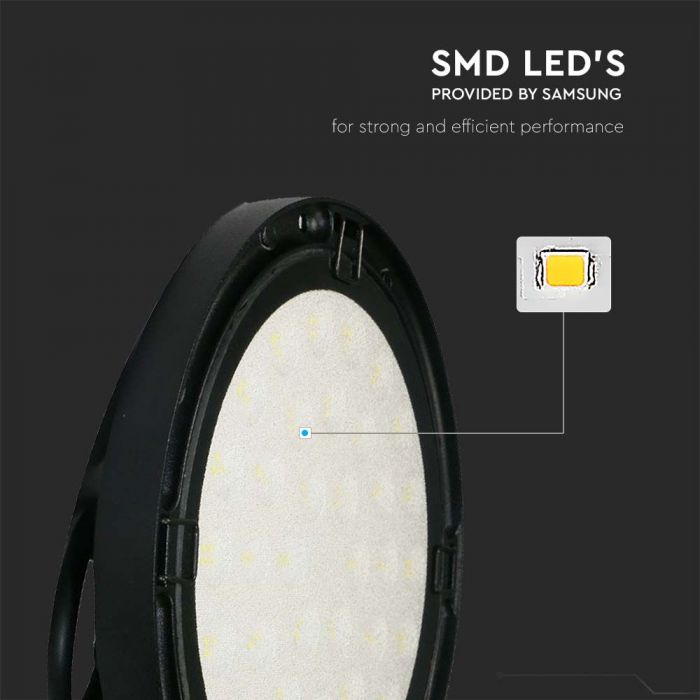 LED HIGHBAY UFO 150W CW 110° 15300lm 260X88 IP65