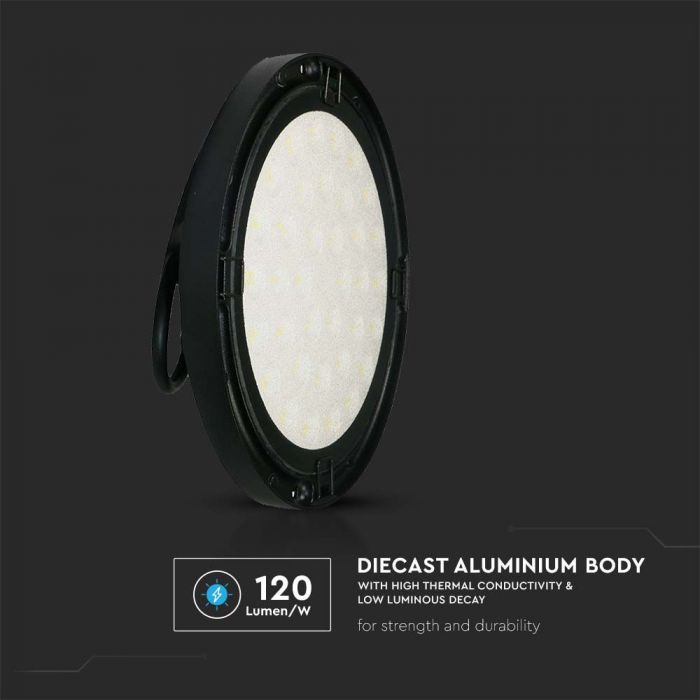 LED HIGHBAY UFO 150W CW 110° 15300lm 260X88 IP65