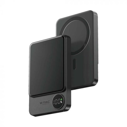 POWER BANK MAGNETIC WIRELESS Li-Pol10000mAh TYPE C 223x188x28 GREY