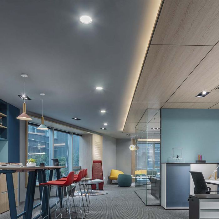 LED BACKLIT RECESSED PANEL ROUND 6W DL