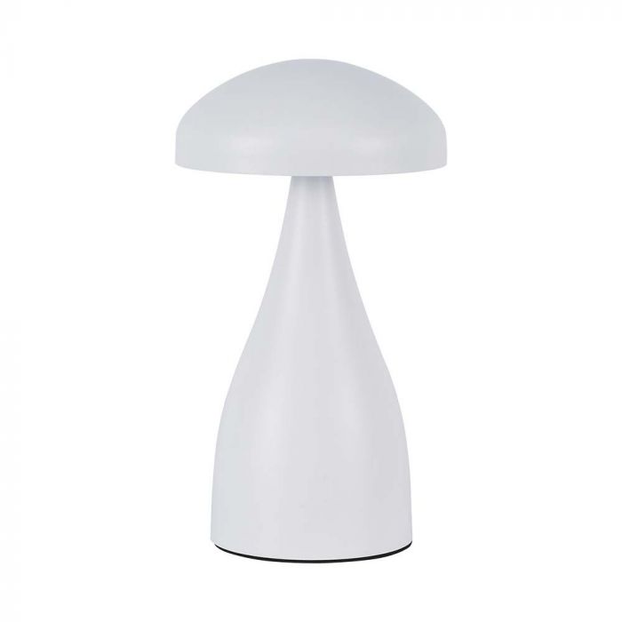 LED TABLE LAMP 1800mAH BATTERY D:120x220 3IN1 WHITE BODY