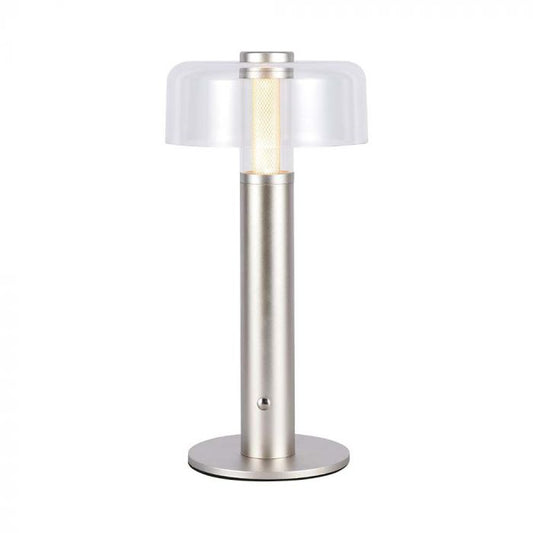 LED TABLE LAMP-1800mAH BATTERY D:150x300 3000K CHAMPAGNE GOLD BODY