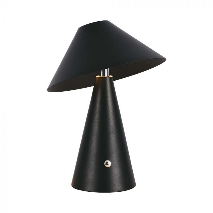 LED TABLE LAMP 1800mAH BATTERY 3W 3IN1 200lm 180x240 BLACK TOUCH DIMMING
