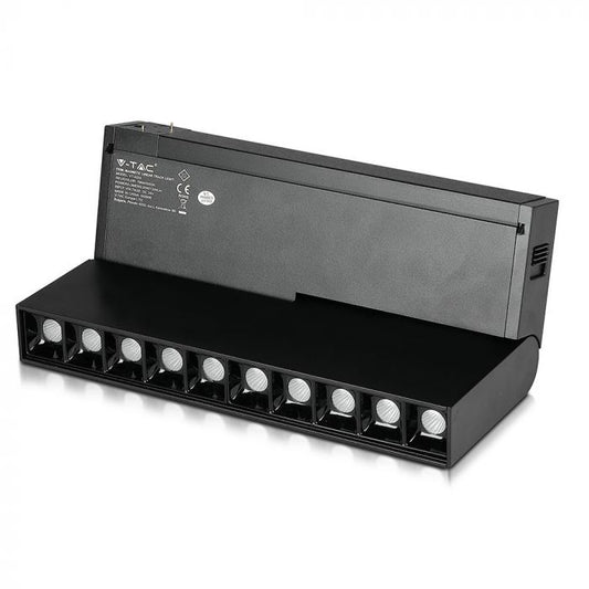 LED MAGNETIC LINEAR SPOTLIGHT 10X2W 1200lm WW 30° 270X35X180 24V BLACK
